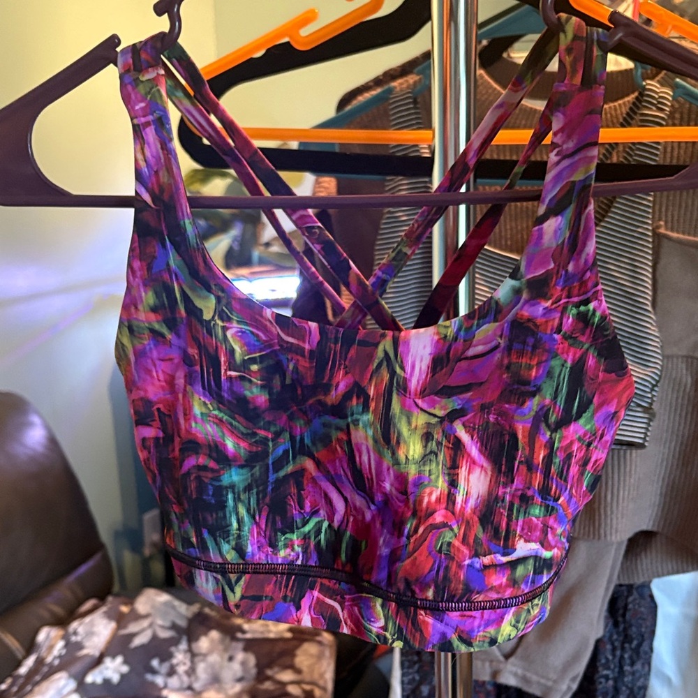 Vibrant Multicolor Sports Bra